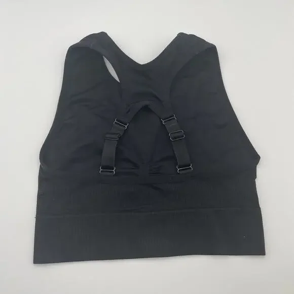 Ryka Sports Bra Racer Back Adjustable Straps Size S Sports Activewear Workout - Picture 2 of 3